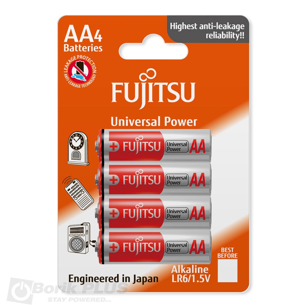 Fujitsu LR6 Alkalna baterija AA 1.5V Fujitsu LR6 Alkalna baterija AA 1.5V