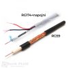 Koaksijalni kabl RG174+2×0.35 BC 100m